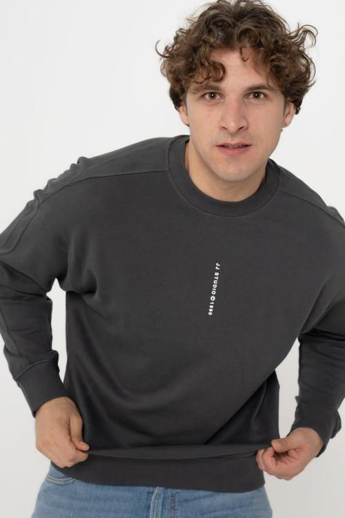 JJMICAH SWEAT CREW NECK ANTRASİT