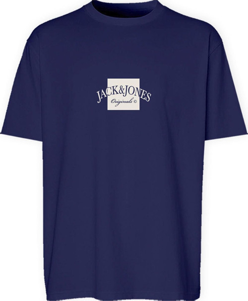 JORBOSTON TEE SS CREW NECK FST LACİVERT-1