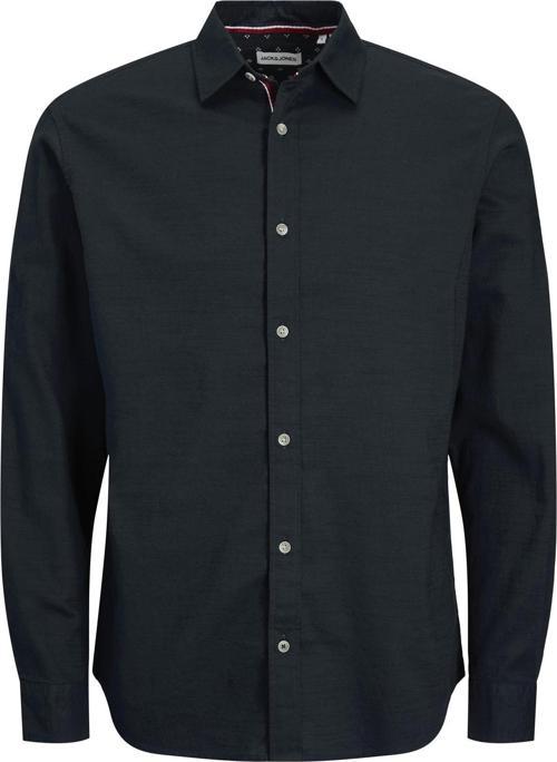 JJPIERRE SLUB DETAIL SHIRT LS LACİVERT