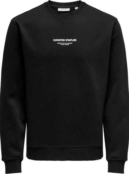 ONSCURATED REG CREW NECK SWEAT SİYAH 22030923