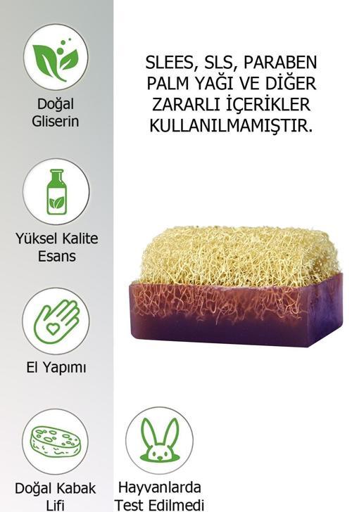 Sultan Doğal Kabak Lifli Lavanta Sabunu 130 Gr