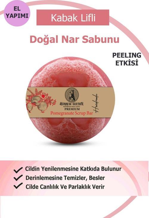 Sultan Doğal Kabak Lifli Nar Sabunu 130 Gr