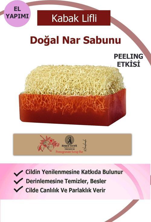 Sultan Doğal Kabak Lifli Nar Sabunu 130 Gr