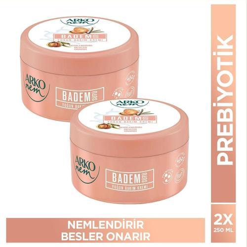 Nem Yoğun Bakım Kremi Badem Sütü 2x250 Ml