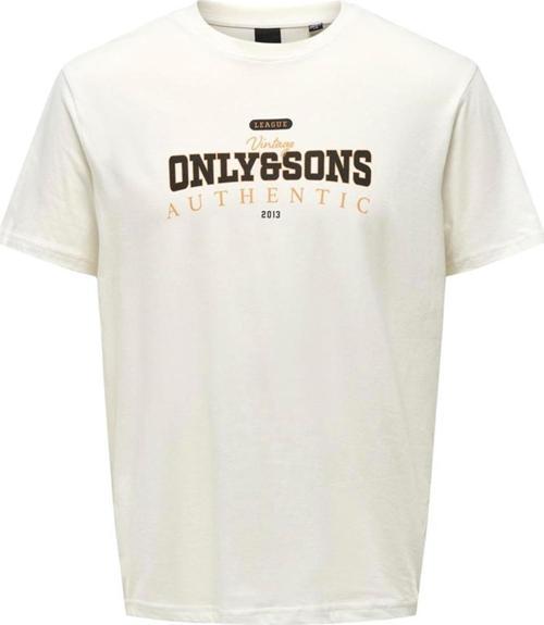 ONSMAX LIFE LOGO SS TEE 22029434 P. BEYAZ