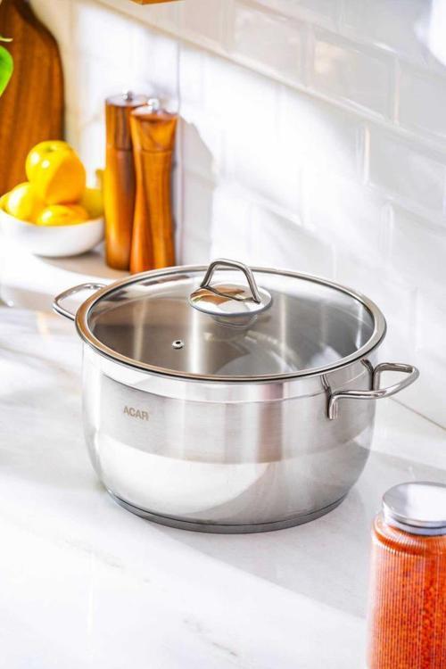 Karat 28 cm Derin Çelik Tencere