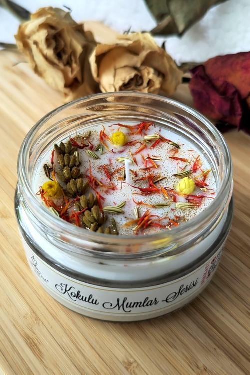 Huzur & Sakinlik Lavanta Kokulu Soya Mum