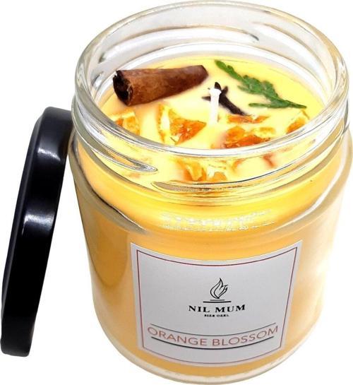 Portakal Çiçeği Kokulu Soya Mum 290 Gr.