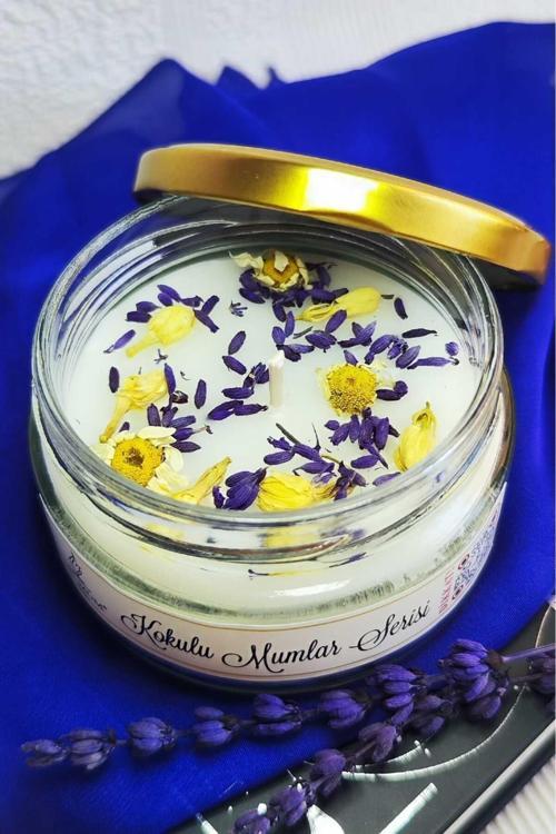 Sandal Ağacı Kokulu Soya Mum 240 Gr