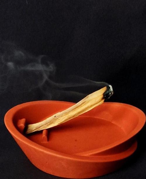 Zen Palo Santo Yakma Halkalı Kase, Meditasyon Kasesi | Yenilenen Tasarım |