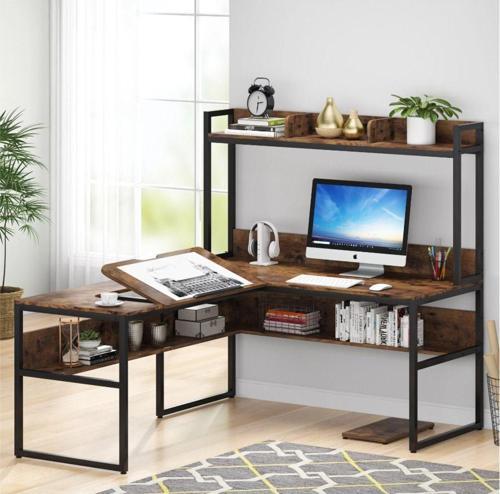 Tasarım L Model Bilgisayar Ve Çizim Masası