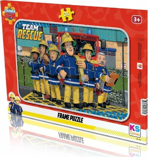 Puzzle 24 Parça Fireman Sam Frame Frs704