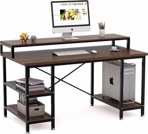 Tasarım Monitör Raflı Çalışma Masası Model