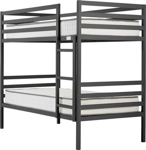Tasarım Siyah Metal 2'Li Ranza Modeli