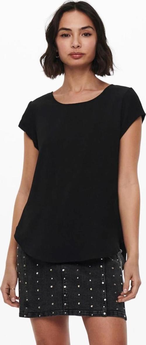 ONLVIC S/S SOLID TOP NOOS PTM SİYAH