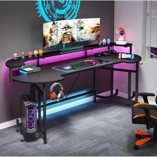 Özel Tasarım Siyah Gaming Masa