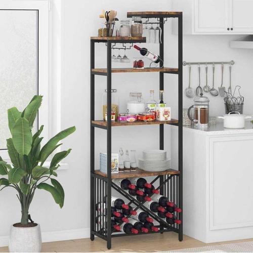 Tasarım Raflı Bar Dolabı Modeli