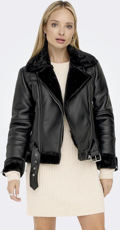 ONLAGNETE FAUX LEATHER  BIKER JKT OTW