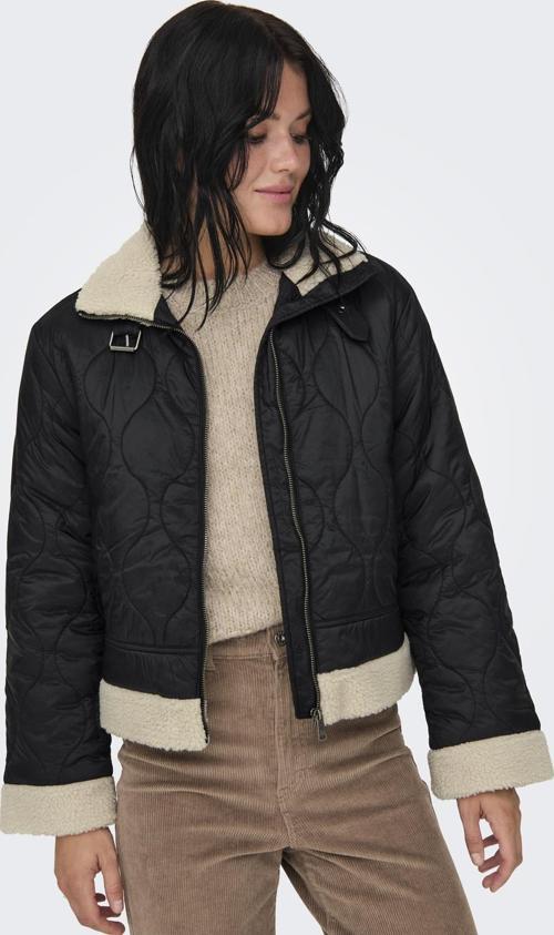 ONLVANIA QUILTED AVIATOR JACKET OTW SİYAH 15325969