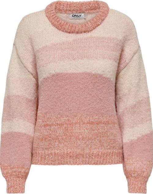 ONLJENNY LIFE LS O-NECK KNT PUDRA 15327620