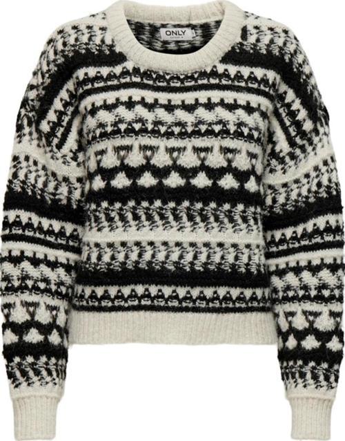 ONLALAIA LIFE LS O-NECK PRM KNT BEYAZ15327639