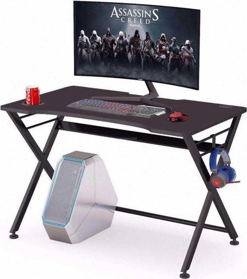 Tasarım Askılıklı Oyuncu Masası&Gamer Masa