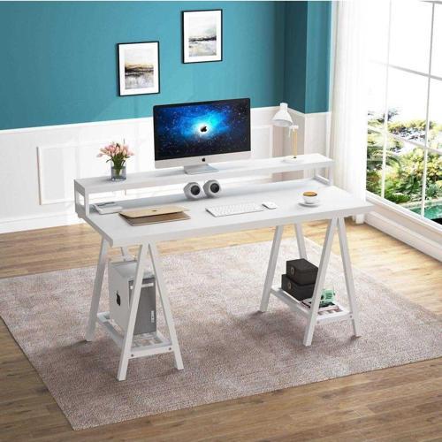Tasarım Ergonomik Beyaz Çalışma Masası