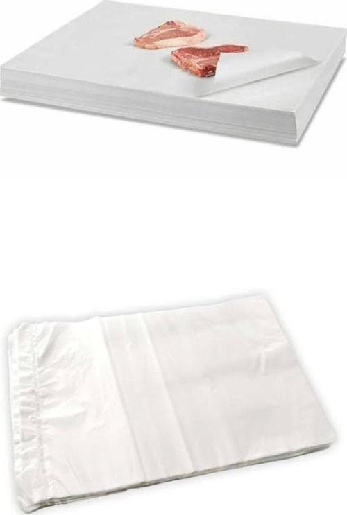 Plast Kağıt Şarküteri Kasap Poşeti Şeffaf Tabaka 35×50Cm 50 Adet