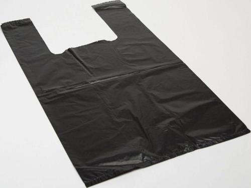 Siyah Küçük Boy Kalın / Tekel / Bakkal Poşeti 5 Kg (24X43Cm)