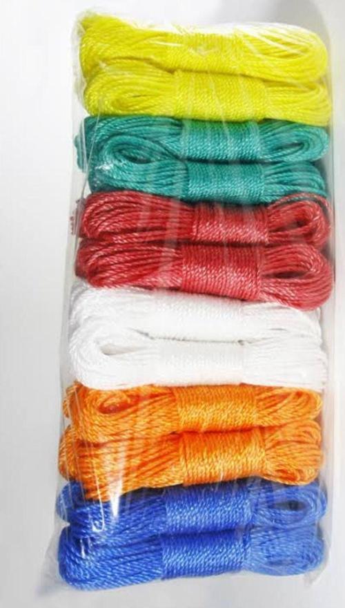 Çamaşır Ipi 10 Metre x 3 Adet Karışık Renk