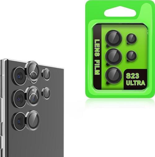 Galaxy S23 Ultra ​​​​Kamera Temperli Cam Lens Koruyucu CL-07