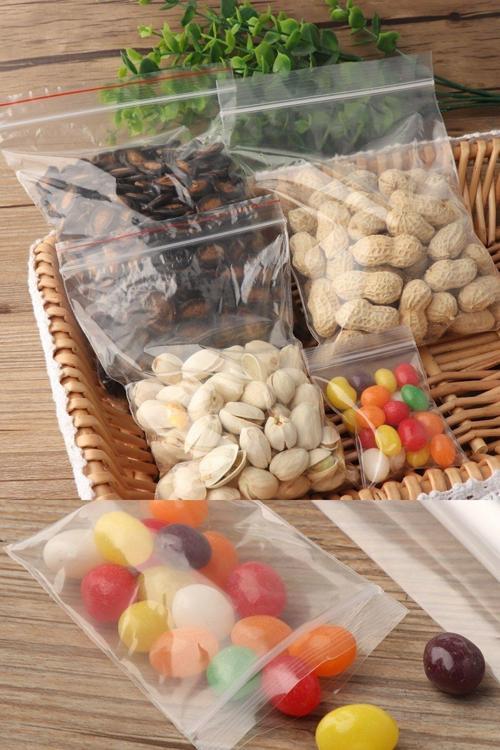 Kilitli Torba Kına Çerez Poşeti 9X11Cm 100 Adet 1 Paket