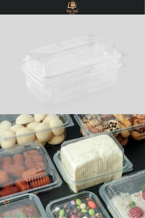 Plastik Sızdırmaz Kapaklı Kap 1250 Gr Cc 25 Adet