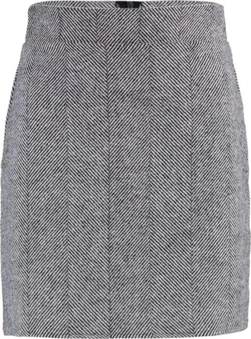 Modern Tarz Astarsız Dokuma Mini Boy A-line Kaşe Kumaş Mini Boy Dokuma Etek