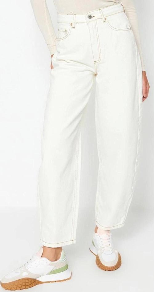 Stil Kadın Moda Denim Kot Pantolon Regular Boru Paça Yüksek Bel Jeans