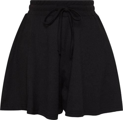 Moda Örme Normal Bel Geniş Paça Gündelik Vizon Rahat Kesim Normal Bel Bürümcük Dokulu Şort
