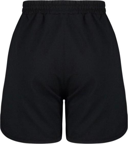 Büyük Beden Moda Örme Yüksek Bel Boru Paça Gündelik Haki Ince Şort