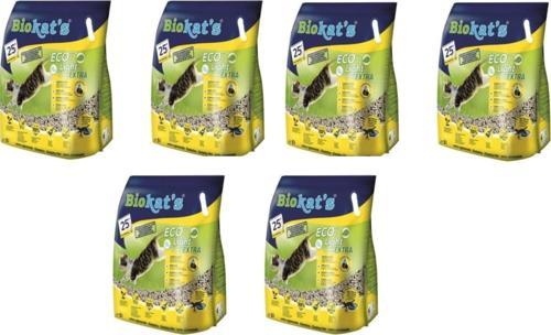 Eco Light Extra Pelet Aktif Karbonlu Kedi Kumu 6 x 5 L