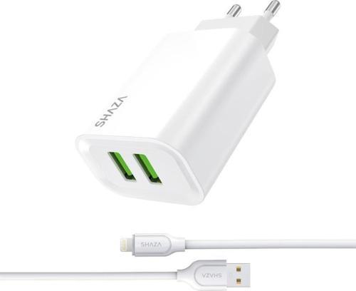 2.4A Seyahat Şarj Adaptörü + Lightning Kablo
