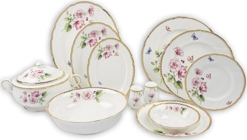 Rose Gold 74 Parça Yemek Takımı