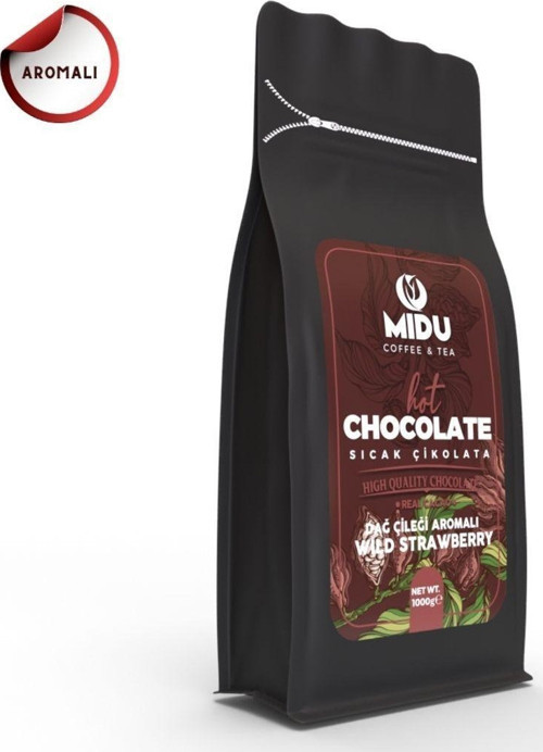 Dağ Çileği Aromalı Sıcak Çikolata 1000 Gr.