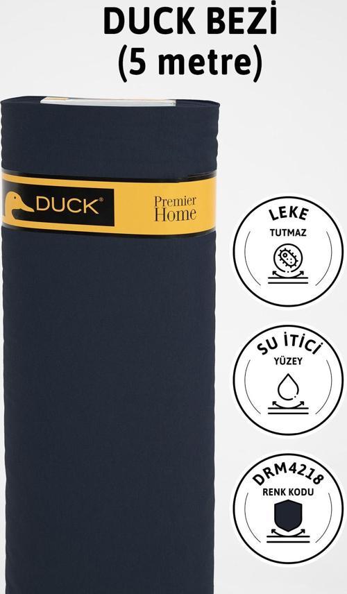Premier Metrelik Duck Keten Kumaş Su İtici Bez 5 Metre DRM4218 - Lacivert