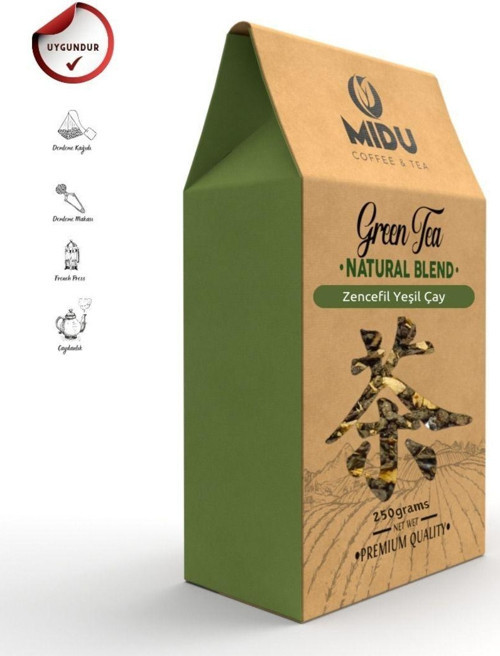 Zencefilli Yeşil Çay 250 Gr.