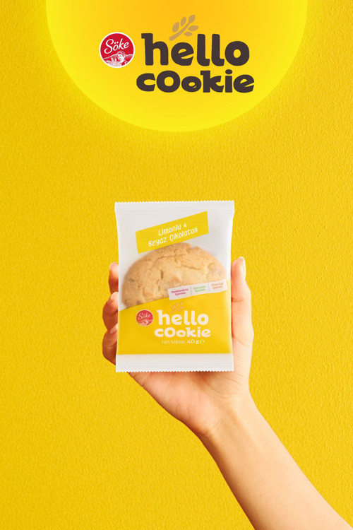 Hello Cookies Limonlu-Beyaz Çikolatalı Cookies 40Gr X 25 Adet Avantajlı Paket