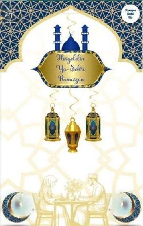 Sarkıt Ramazan Süsü Lacivert - Hoşgeldin Ya Şehri Ramazan