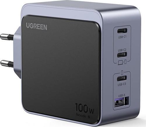 Nexode Air 35043 3xUSB-C+USB-A QC/PD 100W GaN Hızlı Şarj Adaptörü
