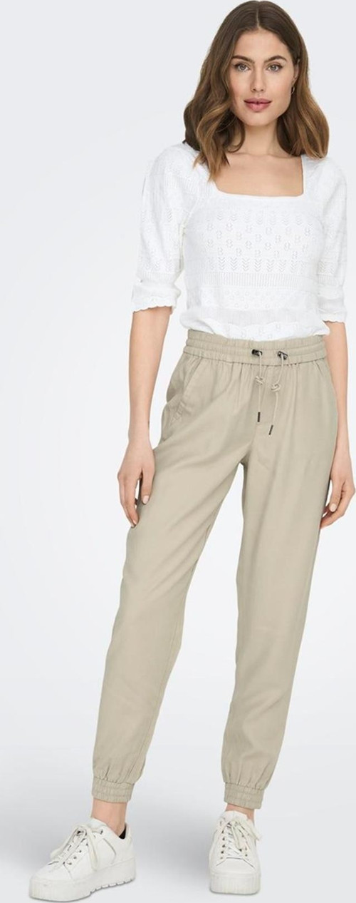 ONLKELDA-EMERY MW PULL-UP PANTS PNT NOOS BEJ