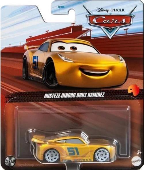 Disney Pixar Cars Rusteze Dinoco Cruz Ramirez DXV29 HHT99 Lisanslı Ürün