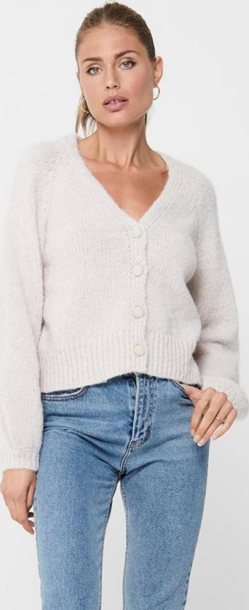 ONLALYSSA L/S LIFE CARDIGAN KNT KREM15210790 