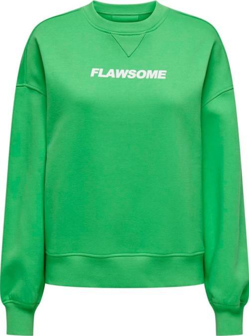ONLSOFIA L/S WORD O-NECK SWT YEŞİL15329876